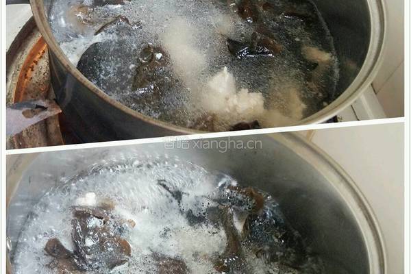肉未豆腐黑木耳生菜汤的做法图解9