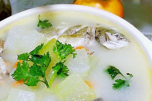 冬瓜黑鱼汤的做法图解4
