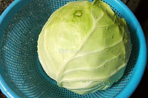 手撕圆椰菜的做法图解1