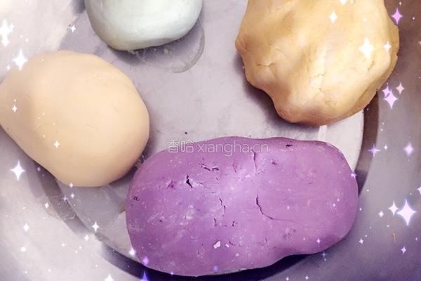 彩色汤圆的做法图解5