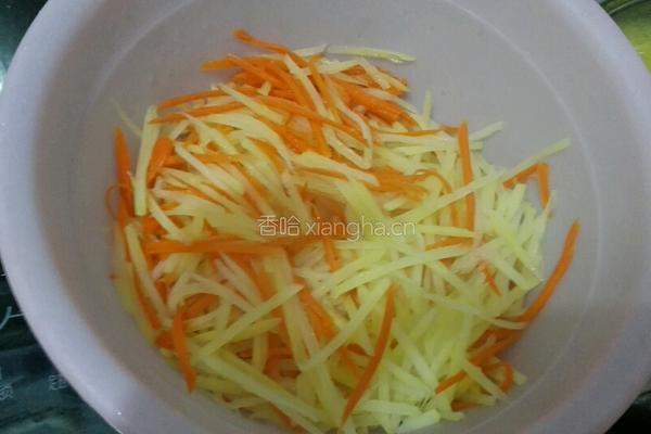 凉拌土豆胡萝卜的做法图解6