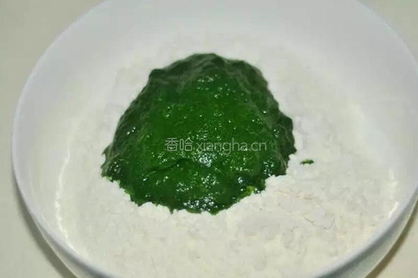 鲜虾仁菠菜卷的做法图解5