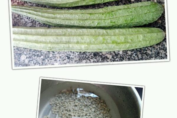 丝瓜炒蚬肉的做法图解1
