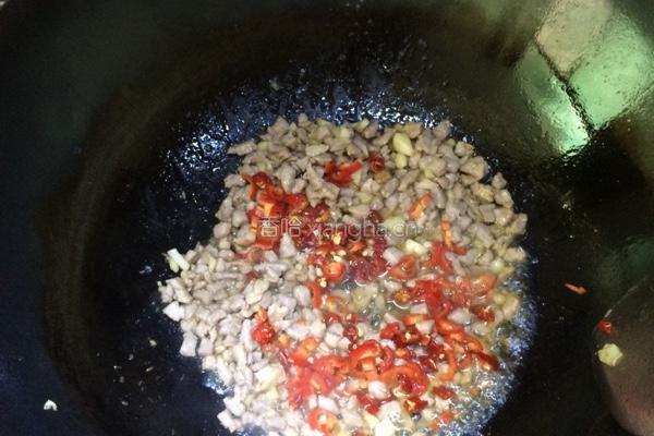 肉末炒酸豆角的做法图解8