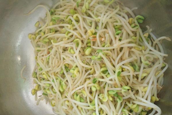 豆芽炒粉的做法图解6