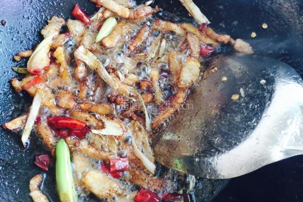 肉丝刀豆的做法图解4