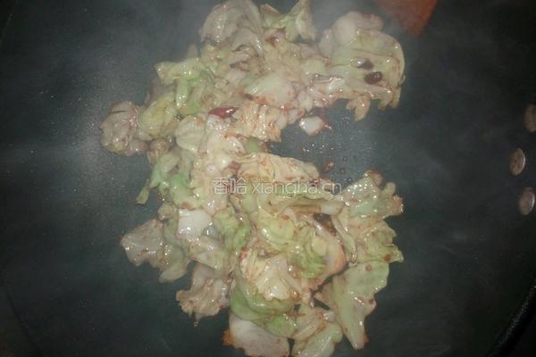 酱爆圆白菜的做法图解4