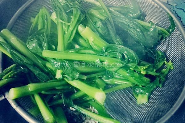 蒜蓉炒菜心的做法图解6