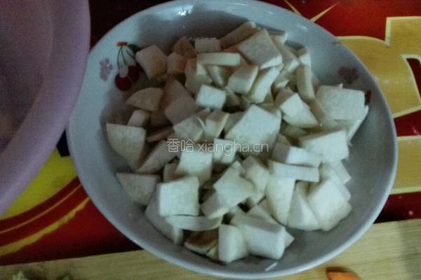 香炒鸡肉丁的做法图解3