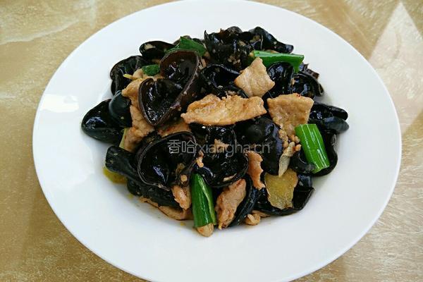 木耳炒肉的做法图解10