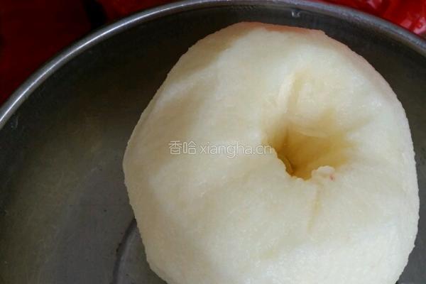 雪梨雪耳苹果汤的做法图解3