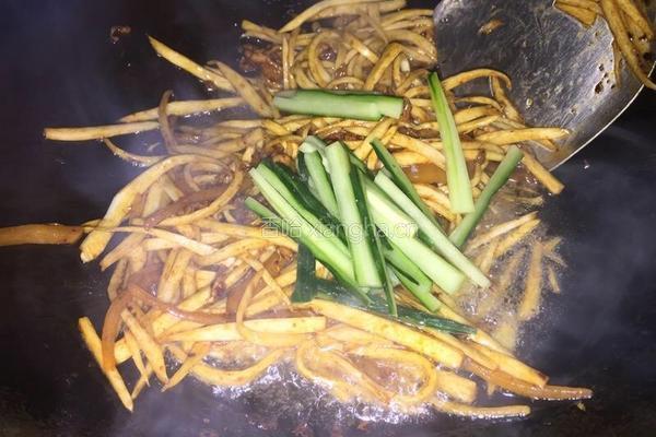 茭白肉丝的做法图解9