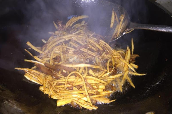 茭白肉丝的做法图解8