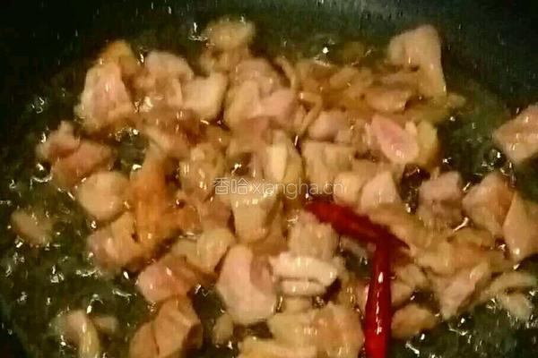 香菇毛豆烩鸡丁的做法图解5