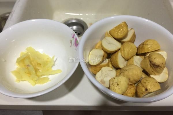 栗子炆清远鸡的做法图解2