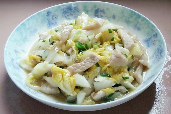 娃娃菜肉片的做法图解10