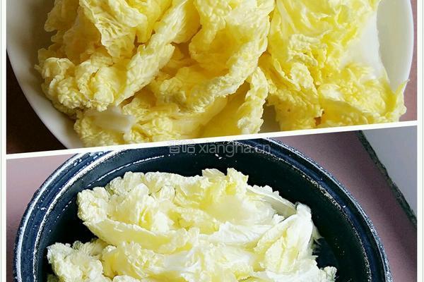 娃娃菜肉片的做法图解2