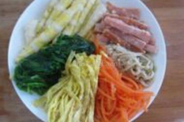 韩式石锅拌饭的做法图解5