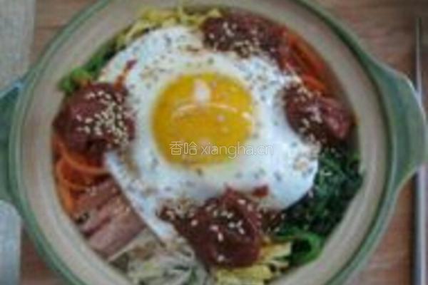 韩式石锅拌饭的做法图解11
