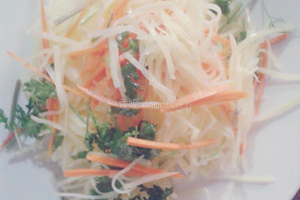 糖醋土豆丝的做法图解7