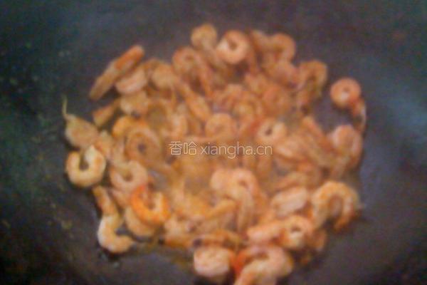 韭菜炒虾的做法图解2