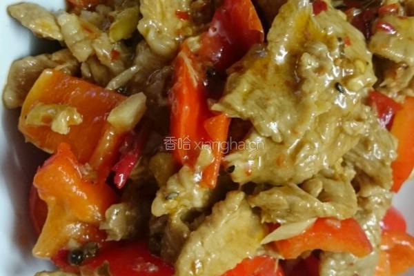 甜椒肉片的做法图解5