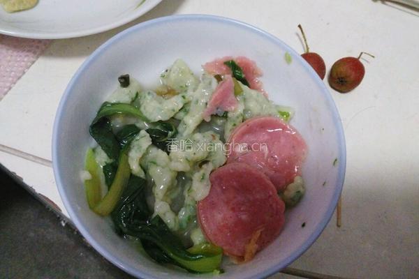 青菜面旮瘩的做法图解9