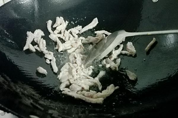 木耳炒瘦肉的做法图解4