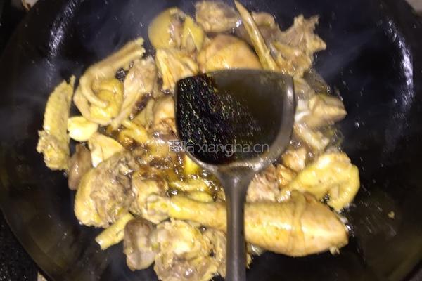 小公鸡烧毛豆的做法图解5