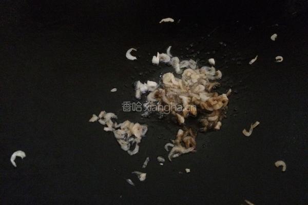 虾皮炒生菜的做法图解3