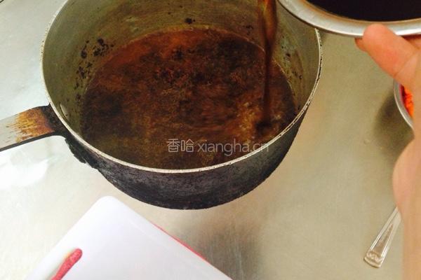 法式煎羊排配白兰地烩彩椒牛肝菌汁的做法图解11