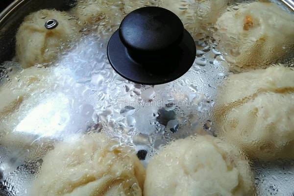 杂粮肉包的做法图解3