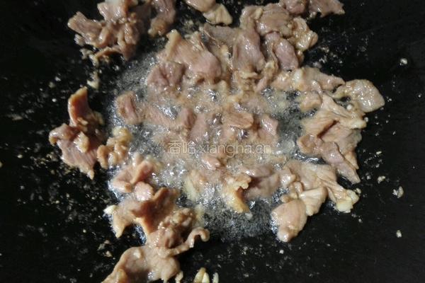 蘑菇滑肉的做法图解3