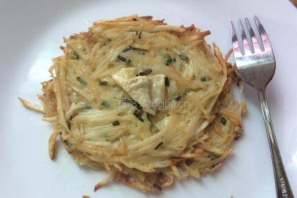 简单的下午点心：土豆饼的做法图解3