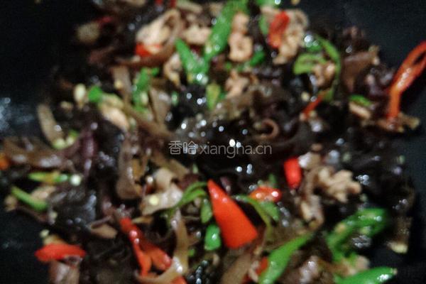 木耳炒肉的做法图解6