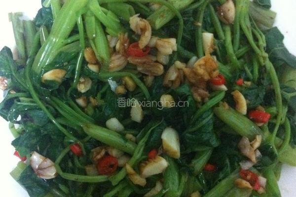 白灼空心菜