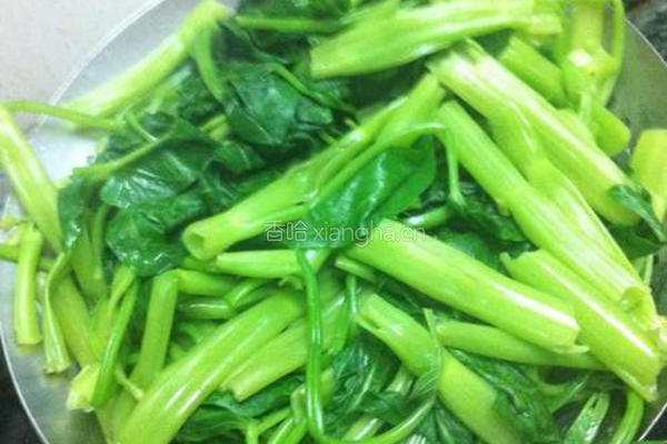 白灼空心菜的做法图解8