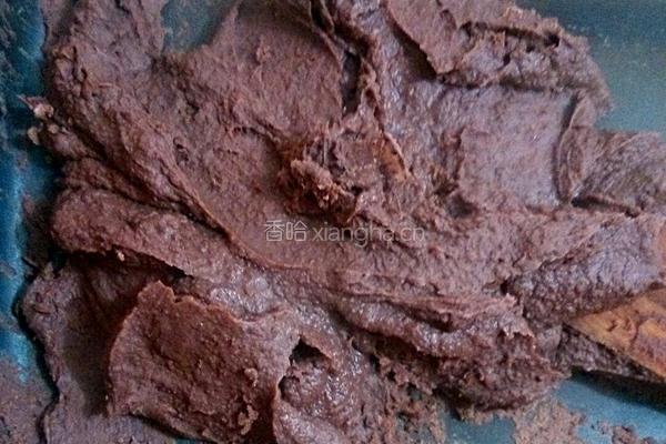 红豆沙月饼馅料的做法图解4