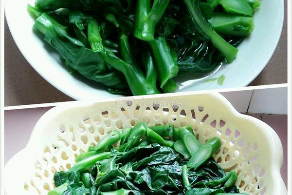 蒜蓉肉未芥蓝的做法图解7