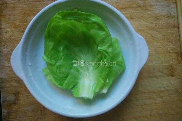 一口闷小菜包，怕胖的女生看过来←_←的做法图解2