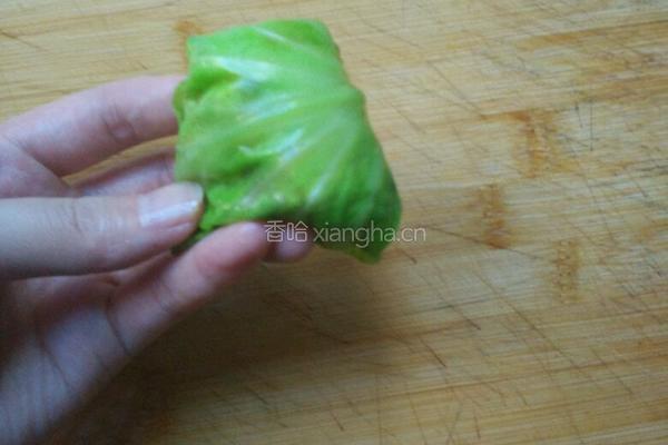 一口闷小菜包，怕胖的女生看过来←_←的做法图解5