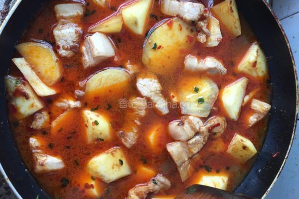 五花肉烧土豆的做法图解4
