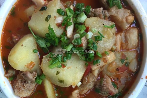 五花肉烧土豆的做法图解5