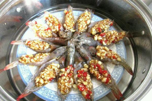 鲜香开屏虾的做法图解10