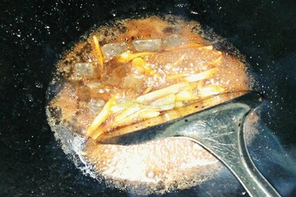 红烧牛肉芋头的做法图解4