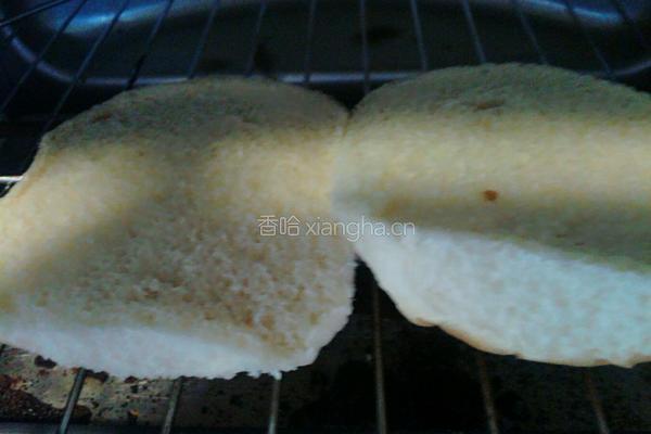 鸡蛋火腿堡的做法图解4