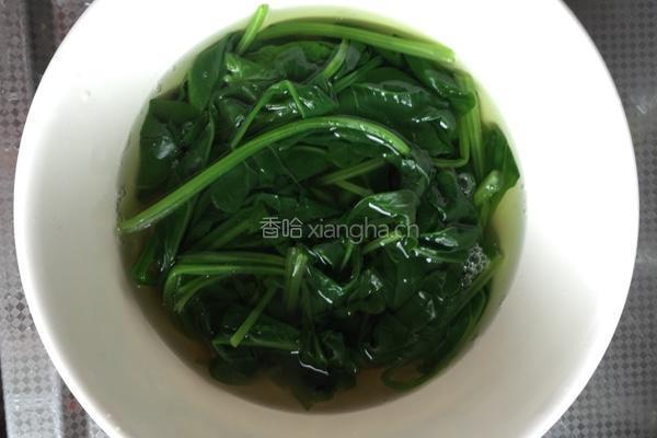 菠菜饼的做法图解2