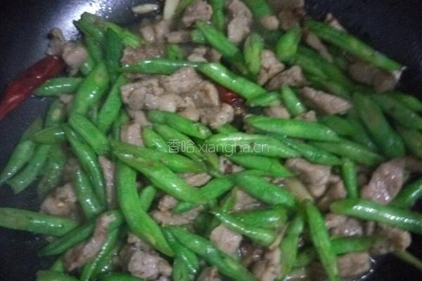 四季豆炒肉丝的做法图解5