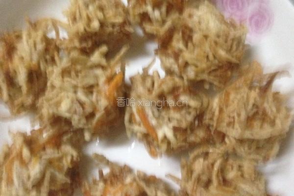 炸芋头丸子的做法图解4