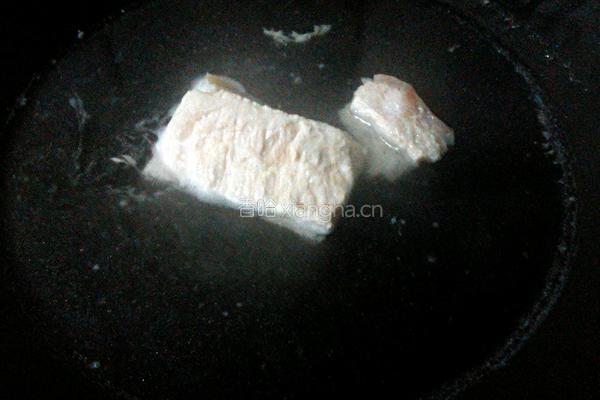 花肉炒香干的做法图解2